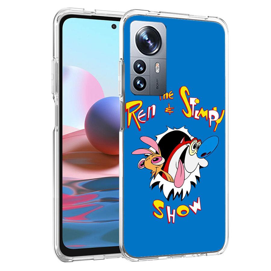 Anime Ren and S-stimpy Phone Case For Redmi Note 15 Pro 5G 14 13 12 Pro Plus 11 11T 11E 11S 10 Pro 10S 9 9S Cover Cell Clear Wit