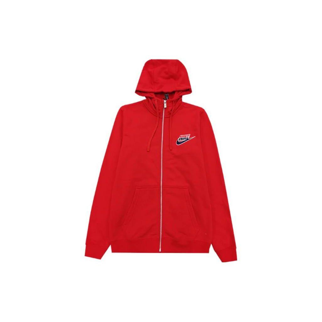 

Nike Knit Zip-Up Hoodie Jacket Мужская верхняя одежда Красный CJ9448-650 L