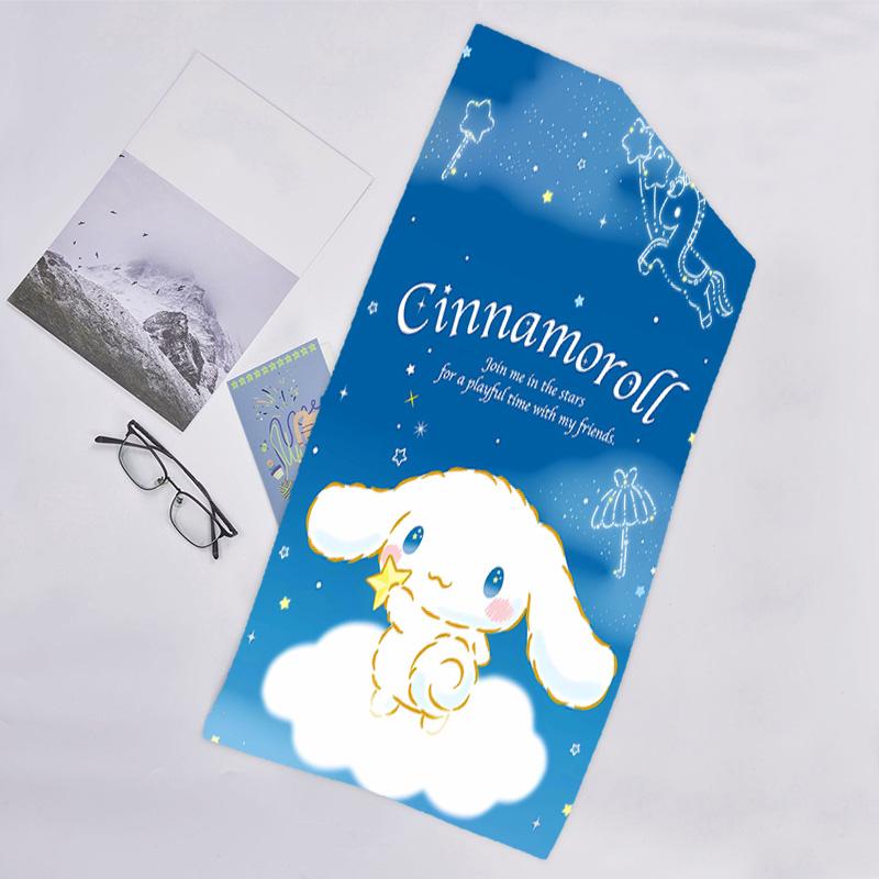 1pc Sanrio Cinnamoroll3 Beach Towel, Beach and Seaside Swimming Pool Equipment, Fashion Pattern, Rectangular, Travel Essentials