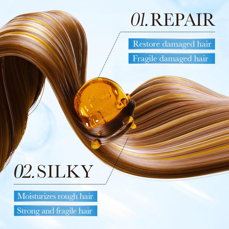 Avocado Smooth Nourishing Hair Mask Magische Haarmaske 5 Sekunden, um Frizz zu reparieren und das Haar weich und geschmeidig zu machen Tiefenreparatur Keratin-Conditioner Haarpflege