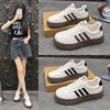 Spring Internet Celebrities with the Same Breathable Flat White Shoes Women's 2025 New Popular Autumn Versatile Niche Women's Shoes