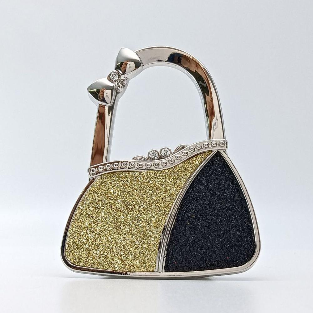 Pretty Foldable Purse Hook for Women Creative Durable Table Hanger Portable Handbag Hook for Table
