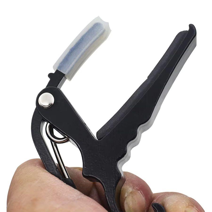 Guitar Capo Aluminum Alloy Quick Adjustment Duty Clamp Universal Folk Acoustic Electric Guitar Clip Squeeze Guitar Accessories