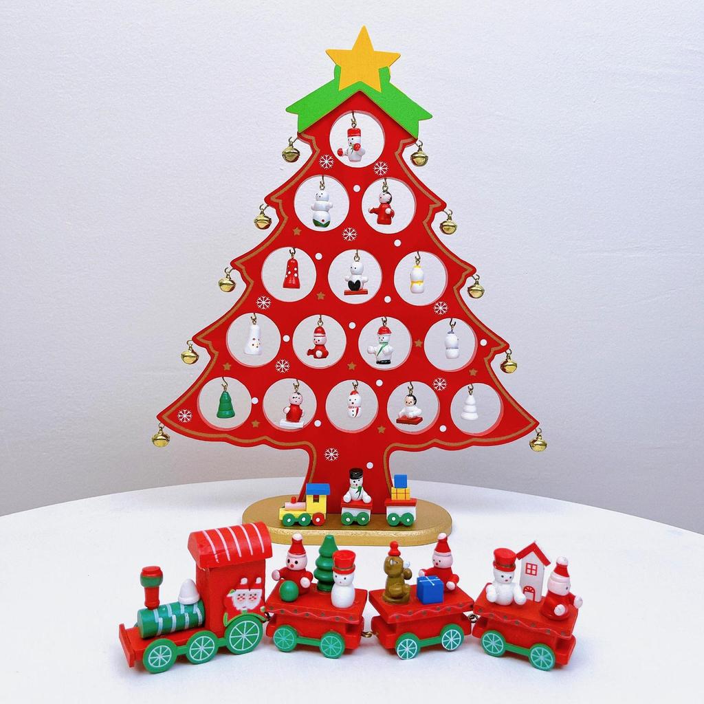 Mini Christmas Tree DIY Material Pack Small Tabletop Ornaments New Christmas Children's Gifts