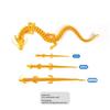 30/45/60cm  Joints Movable Dragon Rotatable 3D Articulated Miniature Statue Desktop Ornament Creative Model Decor Kids Gift