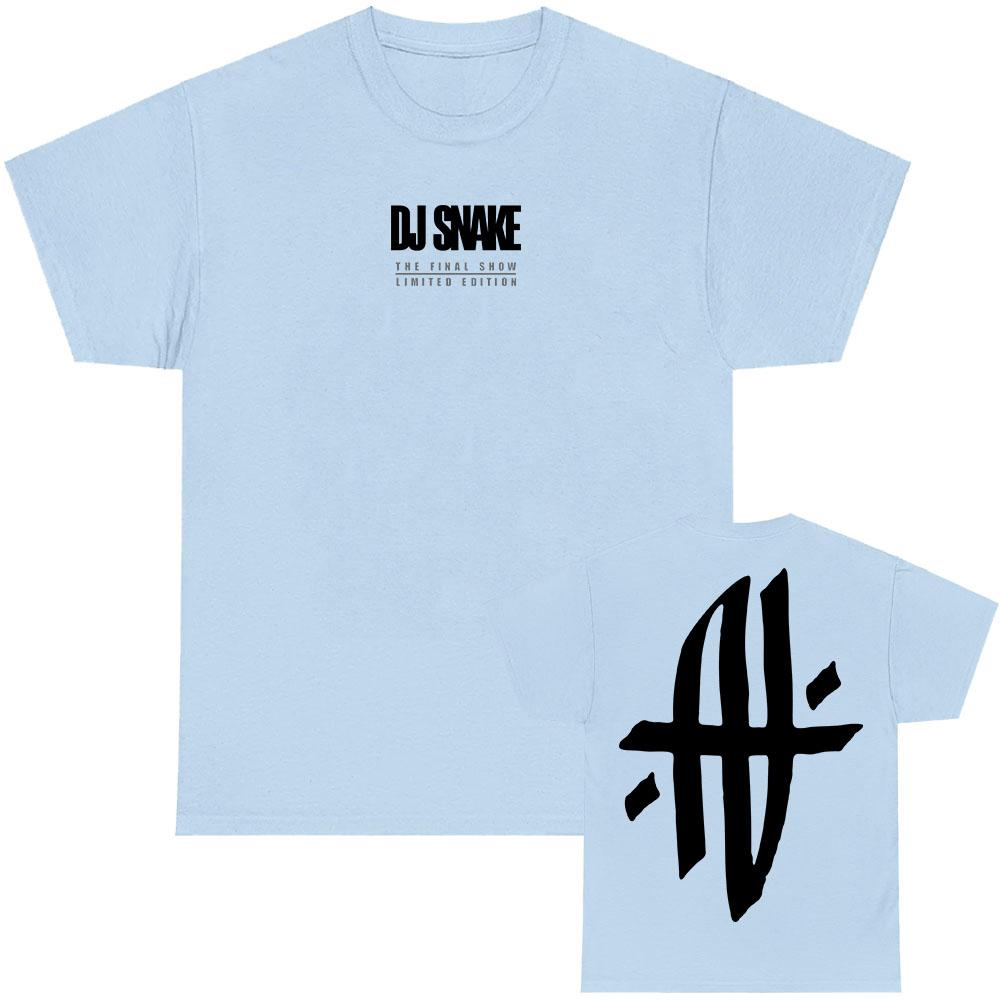 DJ Snake The Final Show 2025 NEW T-shirt Summer Cotton Loose T Shirt O-neck Fashion Summer Tshirts Grunge Unisex Tees