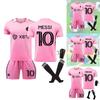 2324 Miami International Messi 10 Home Soccer Jersey Ultra-fine Fiber Material