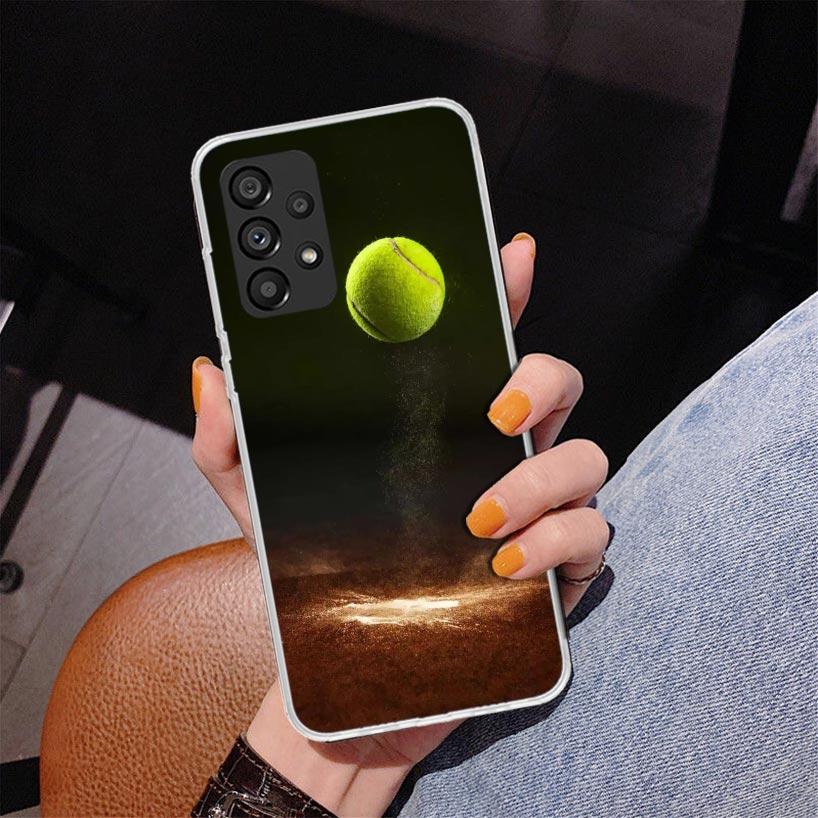 Tennis Sport Phnoe Case for Samsung Galaxy A17 A37 A57 A16 A26 A36 A56 A15 A14 A13 A55 A54 A53 A35 A34 A33 A25 A24 A23 A52 Galax