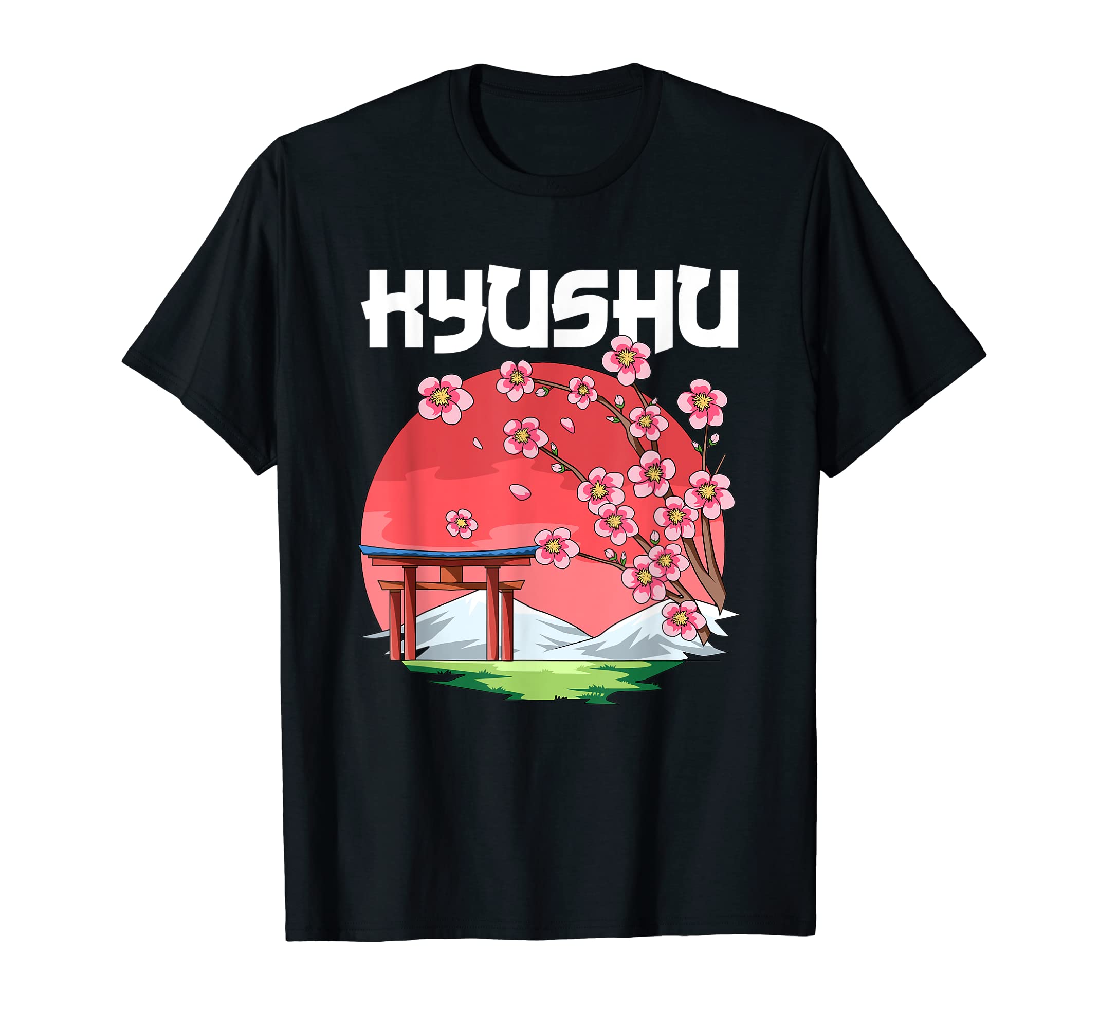 

Kyushu Magewappa Sakura Japan Cherry Blossom T-shirt чёрный