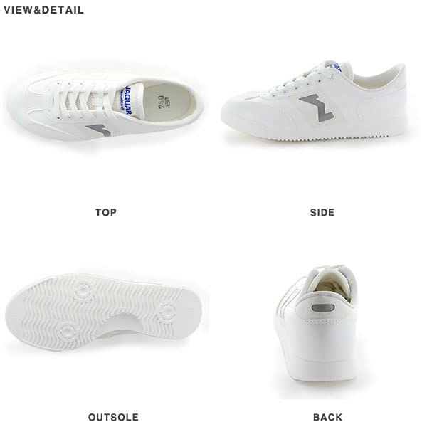 Jaguar JG Sigma Safe 06 Sneakers with Size 2E Silver, 25.5 Cm,