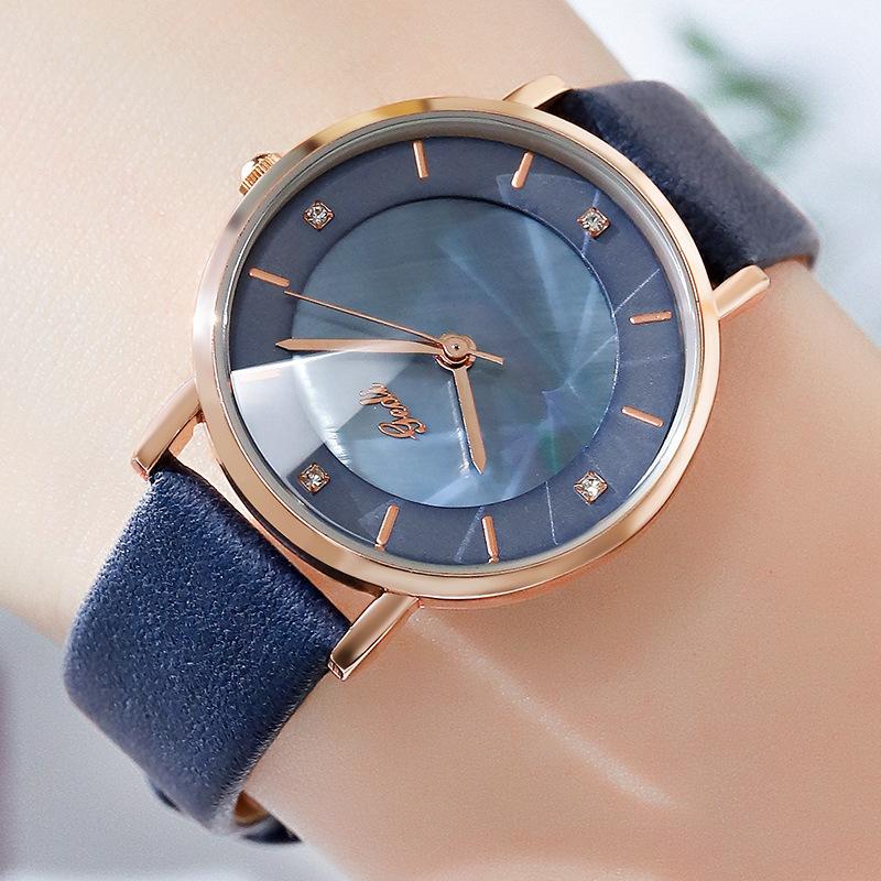 Niche High-End Sense Exquisite Temperament Women'S Watch Women'S Light Luxury High-Value Belt Quartz Watch