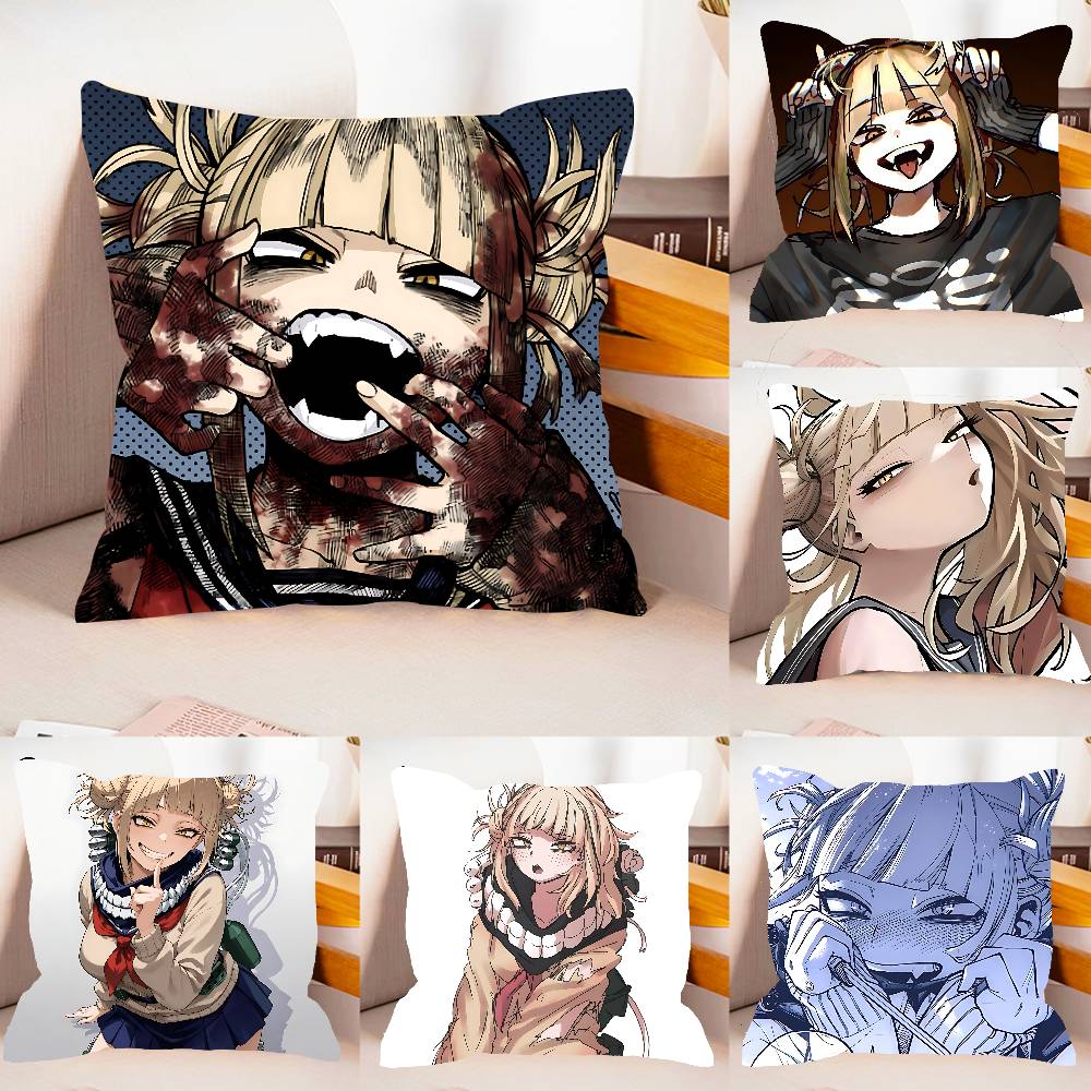 Anime Cute TtogahimikoS Case Plush Fabric Soft Pillowcase Double Sided Print Cushion Cover Household Gifts
