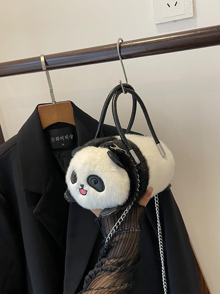 Plush Capybara Bucket Bag For Women With Zipper Closure And Crossbody Style For Daily Use