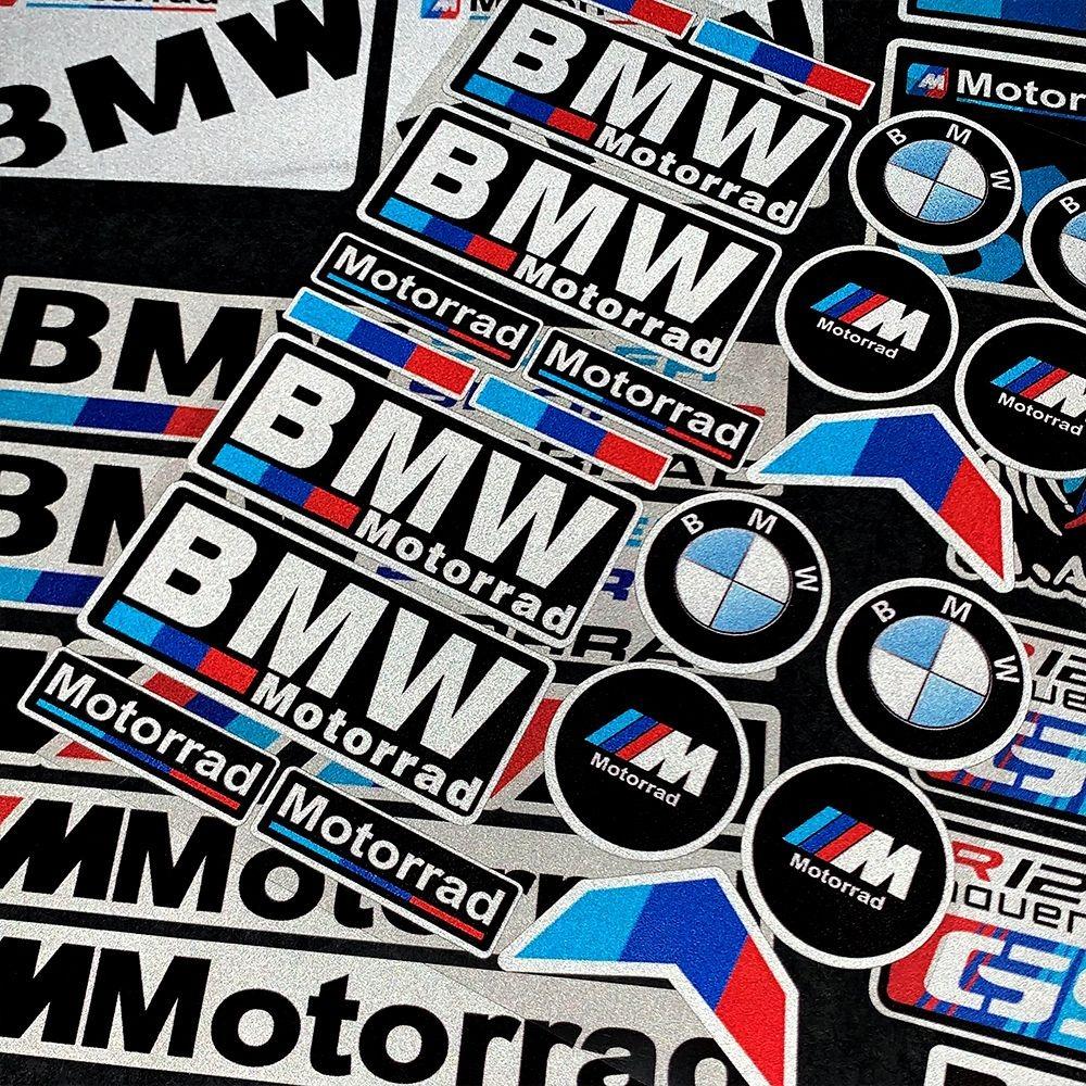 drswk4 New For Bmw M 50TH Power Performance E28 E30 E34 E36 E46 E60 E90 F84 Reflective Motorcycle Sticker Decals Tank Logo Stickers
