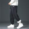 Plus Velvet Pants Men's Winter Warmth Thickened Lamb Fleece Sweatpants Loose Autumn and Winter Style Drawstring Sports and Leisure Trousers