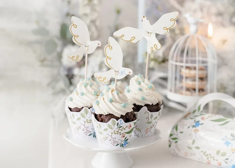 Papilotki Na Muffinki Owijki Kwiaty