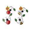 Wrought Iron Wall Hanging Decoration Outdoor Yarn Ornament Courtyard  Crafts Flower Decorations Iron: Statues