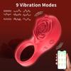 APP Remote Control Penis Ring Multi Frequency Vibrating Male Delay Device