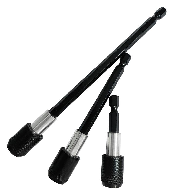 3Pcs Hexagonal Quick Release Self Locking Extension Rod Electric Drill Driver Quick Transfer Rod Screwdriver Extension Rod Tool