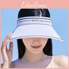 Trendy Ice Silk Wide Brim Sun Hat Women Summer Outdoor Anti-uv Sunscreen Hat Adjustable Size