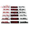 fsbn3 3D Metal 4.0L 4.6L 4.7L 5.0L 5.3L 5.7L Car Rear Trunk Emblem Badge For Jepp Dodge  Volvo Ford Cadillac Chevrolet  Honda Toyota