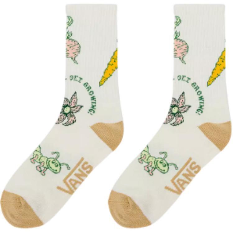 Vans Crew Socks Women's 1 Pack Ecru VN0007A3FS8