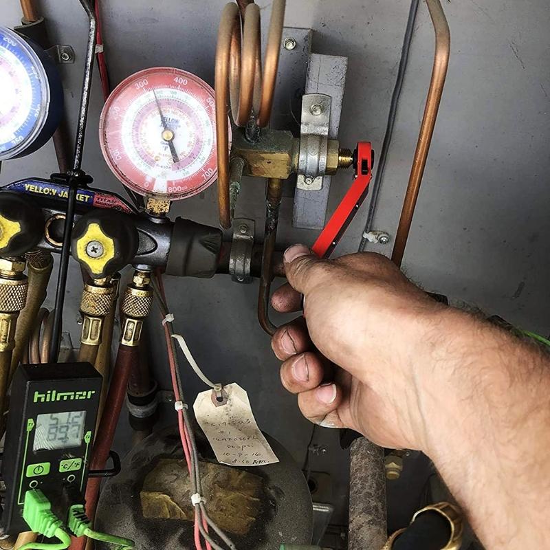 Refrigeration Ratchet Wrench 4 Different Sizes 1/4 X 3/16 Square X 3/8 X 5/16 Square Air Conditioning Ratcheting Service