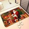 1pc Christmas Tree Doormat for Home , Holiday Indoor and Outdoor Rear Front Door Welcome Mat Winter Door Mat.
