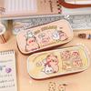 PU Stationery Box Cute Cartoon Capybara Pencil Bag New Stationery Storage Bag