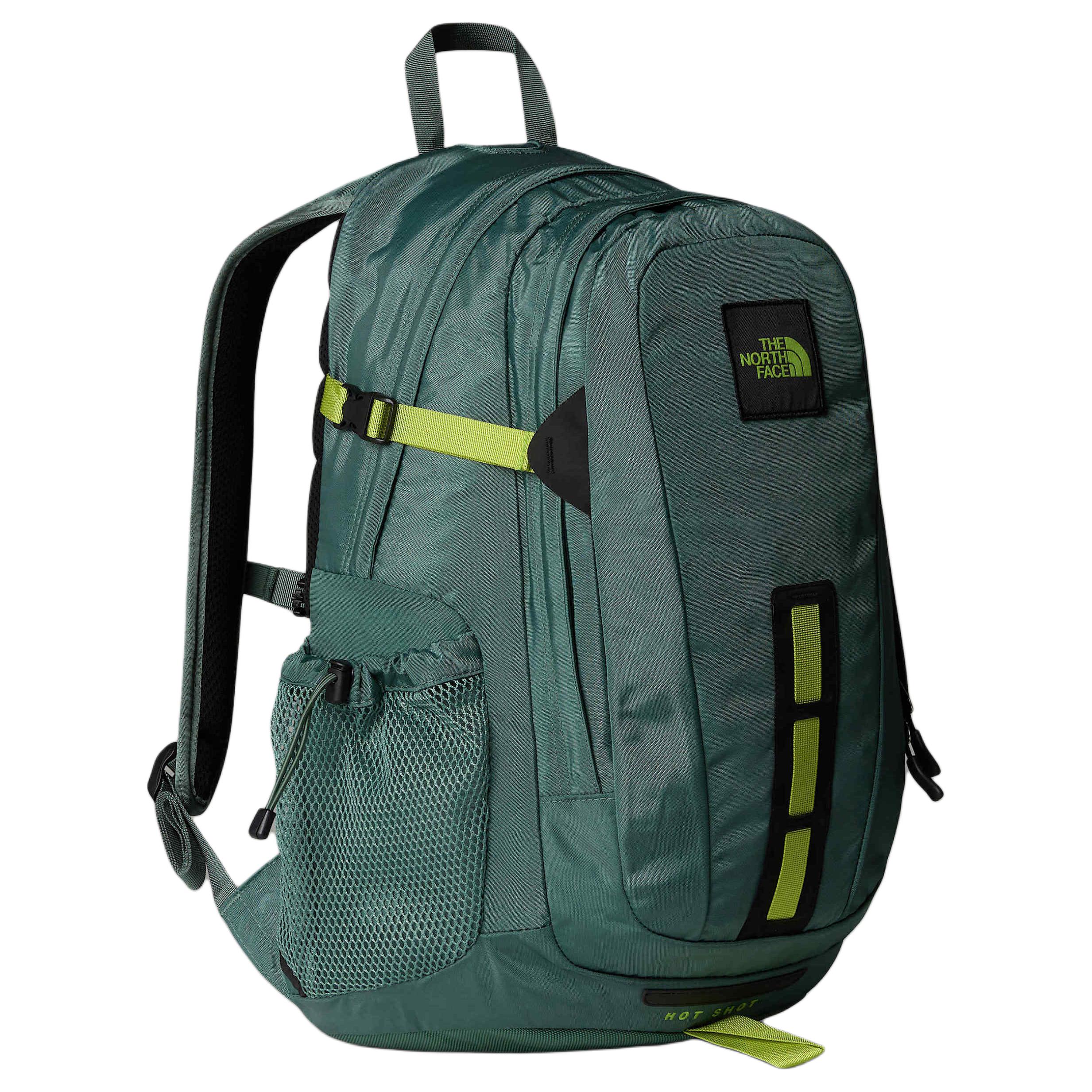 

The North Face Hot Shot 30L Fashion Simple Zipper Closure Backpack Outdoor Bag Men Backpack Duck-Green NF0A3KYJ-BDO Duck Green