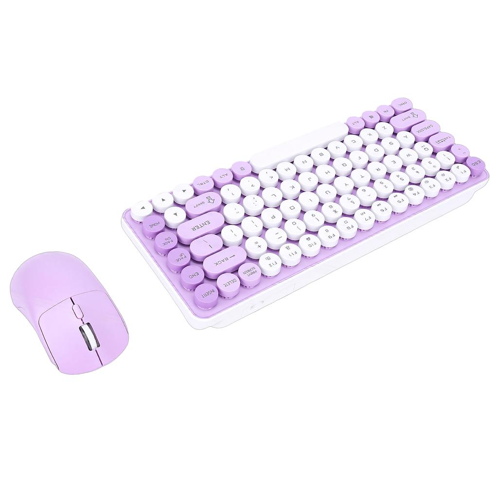 Wireless Keyboard and Mouse Combo 85 Key Bluetooth Cordless Mice Keyboard with 2.4 GHz USB Receiver for PC Laptop