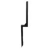 Fence Post Repair Kit Heavy Duty Steel Fence Post Anchor Stakes for Tilted Broken Wood Support