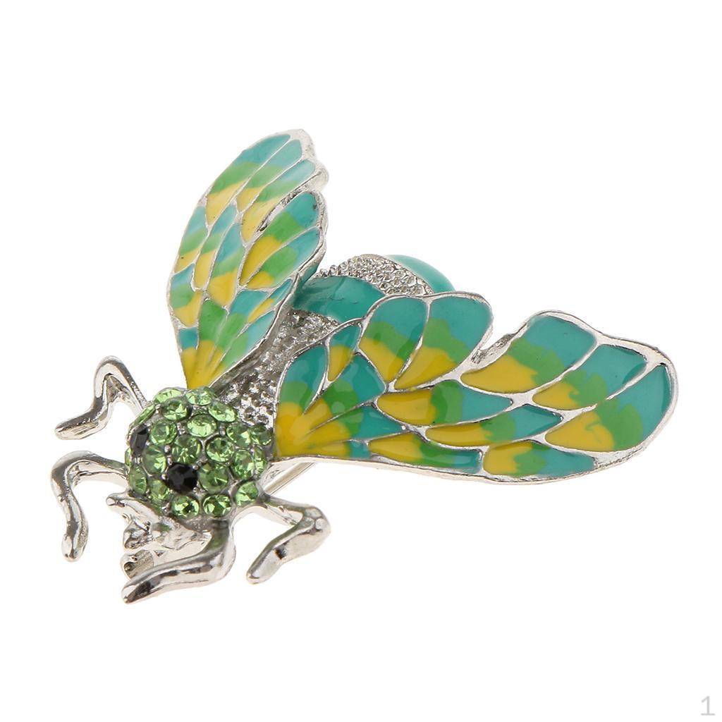Bee Brooch Hats Lapel Pin Enamel Oil Drip decor 4#