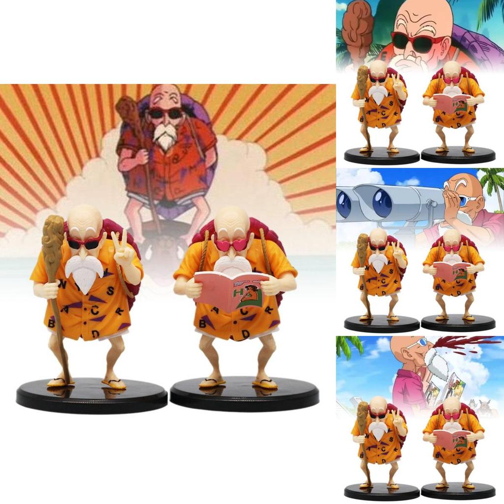 Unique Creative Turtle Sage Figurine Dragon Ball Character Pvc Car Decoration Gift