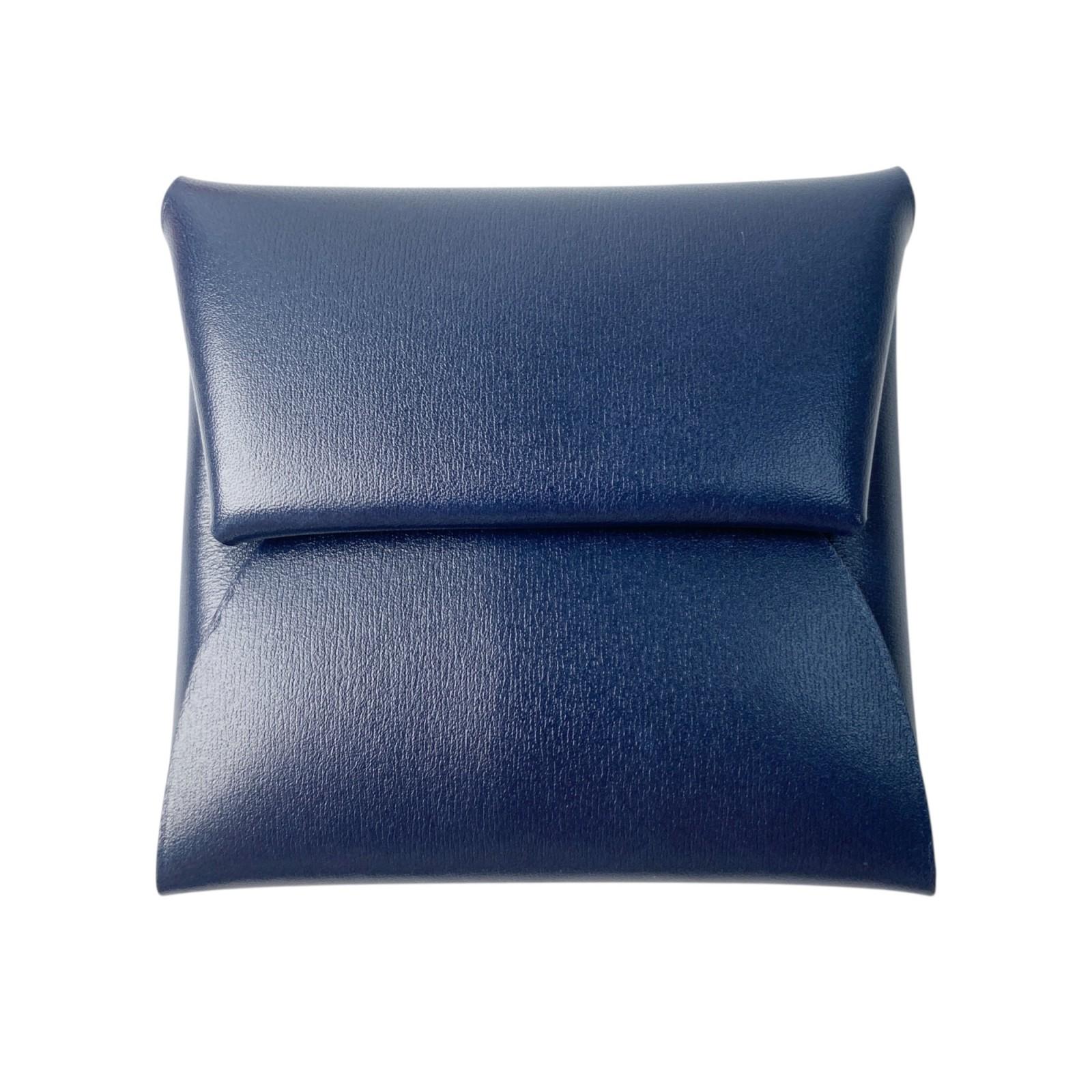 

Used HERMESCoin case Navy system Box scarf Women