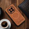 Für Honor Magic 8 8 Pro High-End Leder Magnetisch Voll-Objektiv Schutz Anti-Fingerabdruck Handyhülle