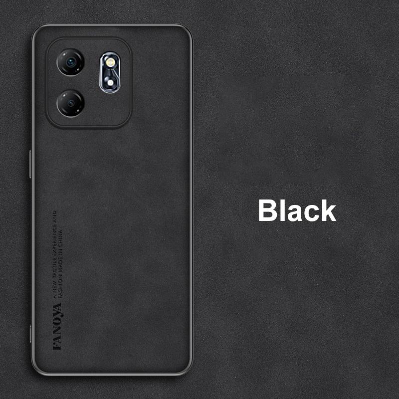 For Infinix Hot 50i Case Luxury PU Leather Phone Case For Infinix Hot 50i 4G Back Cover Matte Silicone Shockproof Protection