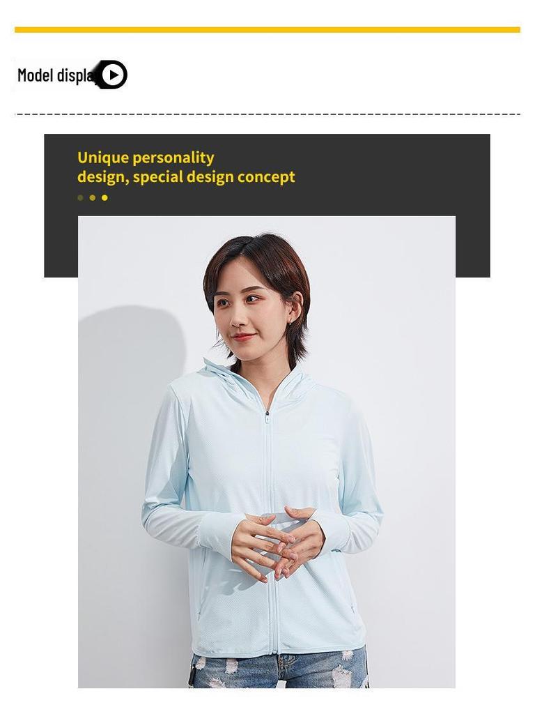 2022 UPF 50+ Breathable Ice Silk Long-Sleeve Sun Protection Clothing for Men & Women