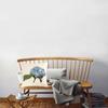 Stylishs Flower Cushions Cover Hydrangea Throw Pillow Cover Linen Material