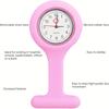 1pc Nurse Watch Brooch, Silicone With Pin/Clip, Health Care Nurse Doctor Paramedic Medical Brooch Fob Watch