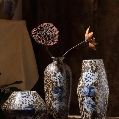 Japanese-Style Simple Ceramic Vase for Creative Home Decor and Dried Flower Arrangements