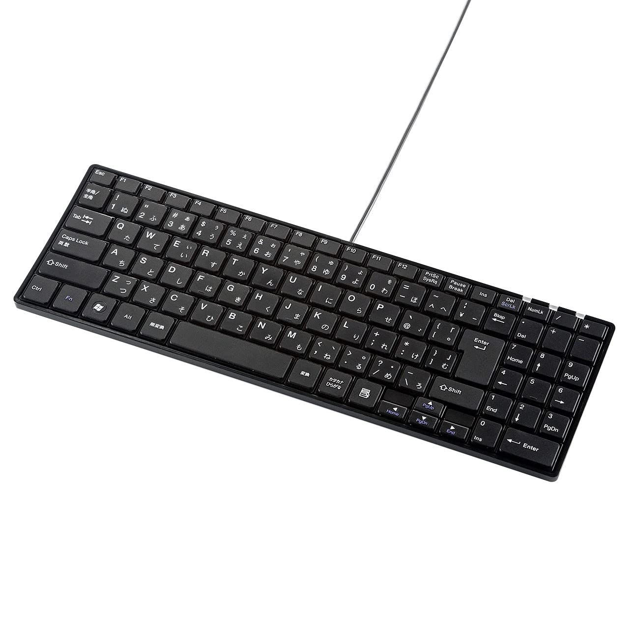 

Sanwa Supply USB Slim Keyboard with Pantograph and Numeric Keypad, Black, SKB-SL17BKN чорний