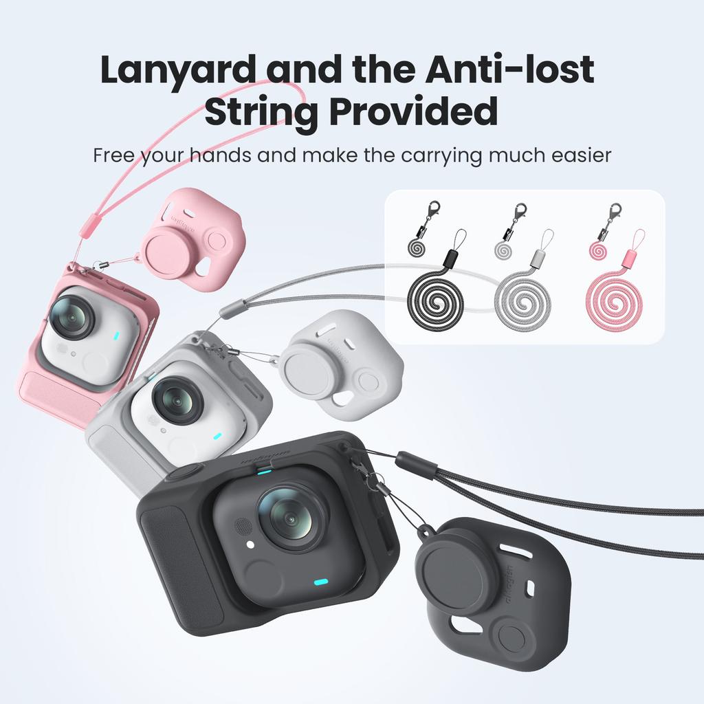 For Insta360 GO Ultra Silicone Case for Insta 360 Ultra Action Camera Protective Cover With Lens Protection Film Accessories