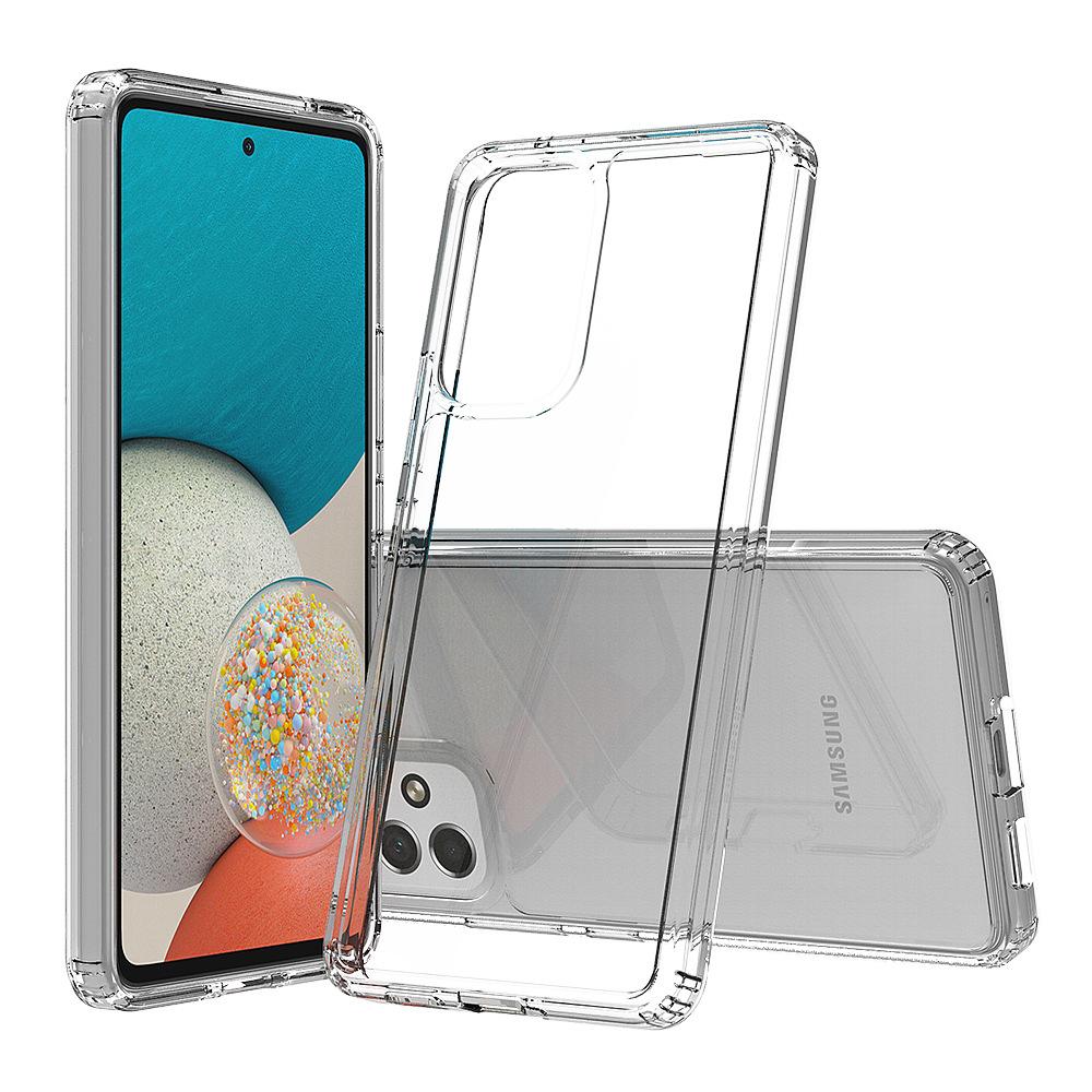 Suitable for Samsung A13, A23, A33, A53, A73 Crystal Clear Acrylic Transparent Phone Case