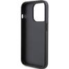 Karl Lagerfeld Klhcp15Lsapkcnpk Iphone 15 Pro 6.1 Czarny/Black Hardcase Saffiano Cardslot Karl&Choupette Metal Pin