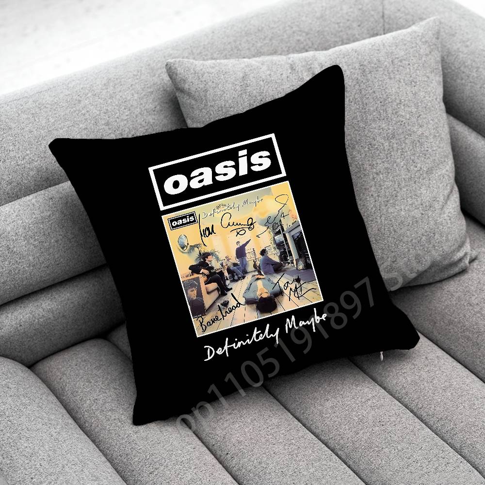 

L-Liam Gallagher O-Oasis Definitely Maybe Throw Pillow Case For 50cm 40cm 55cm 45*45cm 30cm Square Bedroom Pillowcase Cover 30cmx30cm