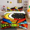 Crescent Moon, Stars, Spirals. Bedding Sets Duvet Cover Sets Duvet Covers Pillowcases(1 * Duvet Cover 2 * Pillowcases Without Duvet Insert)