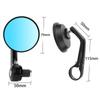 Motorcycle Rear View Mirrors 7/8" On The Handlebar Motorbike Accessories Universal For BMW Honda Suzuki Dirt Pit Bike Cafe Racer