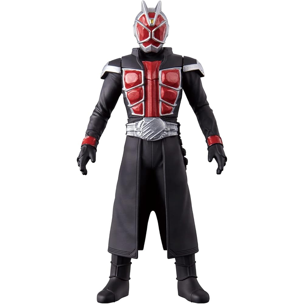 

Kamen Rider Sofubi Series Kamen Rider Wizard Flame Style Action Figure Collectible Toy