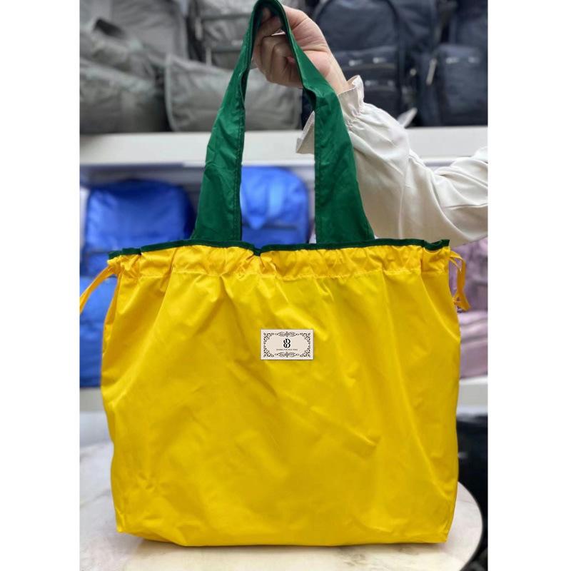 Foldable Eco-Friendly Shopping Bag, Single Shoulder Handbag, Portable Supermarket Grocery Bag, Large Capacity